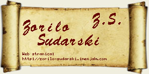 Zorilo Sudarski vizit kartica